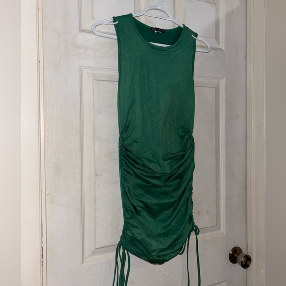 ZARA Drapped mini Dress - Picture 3 of 6